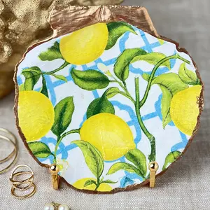 French Lemon Scallop Shell