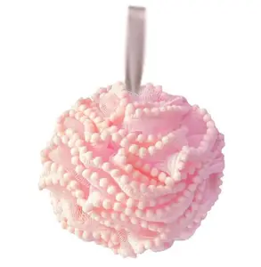 Luxurious Mesh Bath Shower Sponge Poufs - Soft Exfoliating Loofah Balls for Women & Men - Gentle Face & Body Scrubber