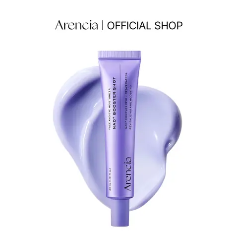 NAD+ Time-Rewind Booster Shot, Firming & Revitalizing Serum with 5% NAD+ Complex, Peptides & Resveratrol | Anti-Aging and Cellular Skin Repair |  For Fine Lines on the Neck and Face (30ml / 1.01 fl. oz.)| Korean Skincare, K-Beauty