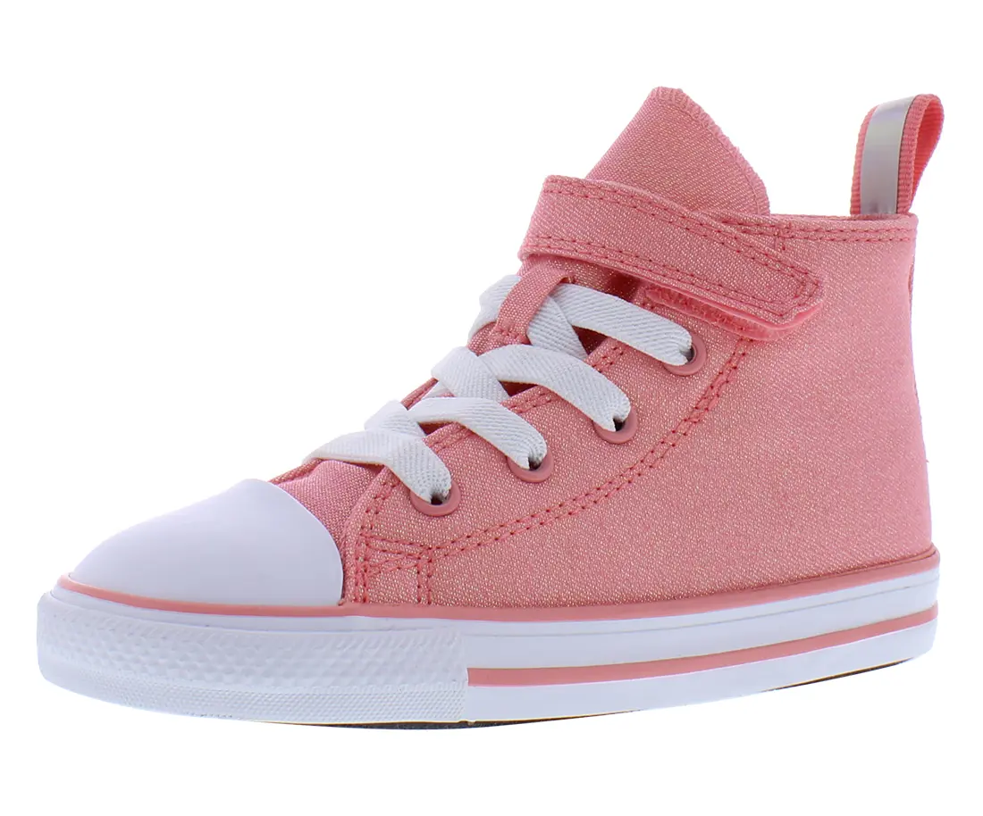 Converse Chuck Taylor All Star Easy-On Shoes for 2-3 Years Infant/Toddler, Easy-On Strap Design, Single Shoe Option, Unisex, Toddler Size Unisex Shoes
