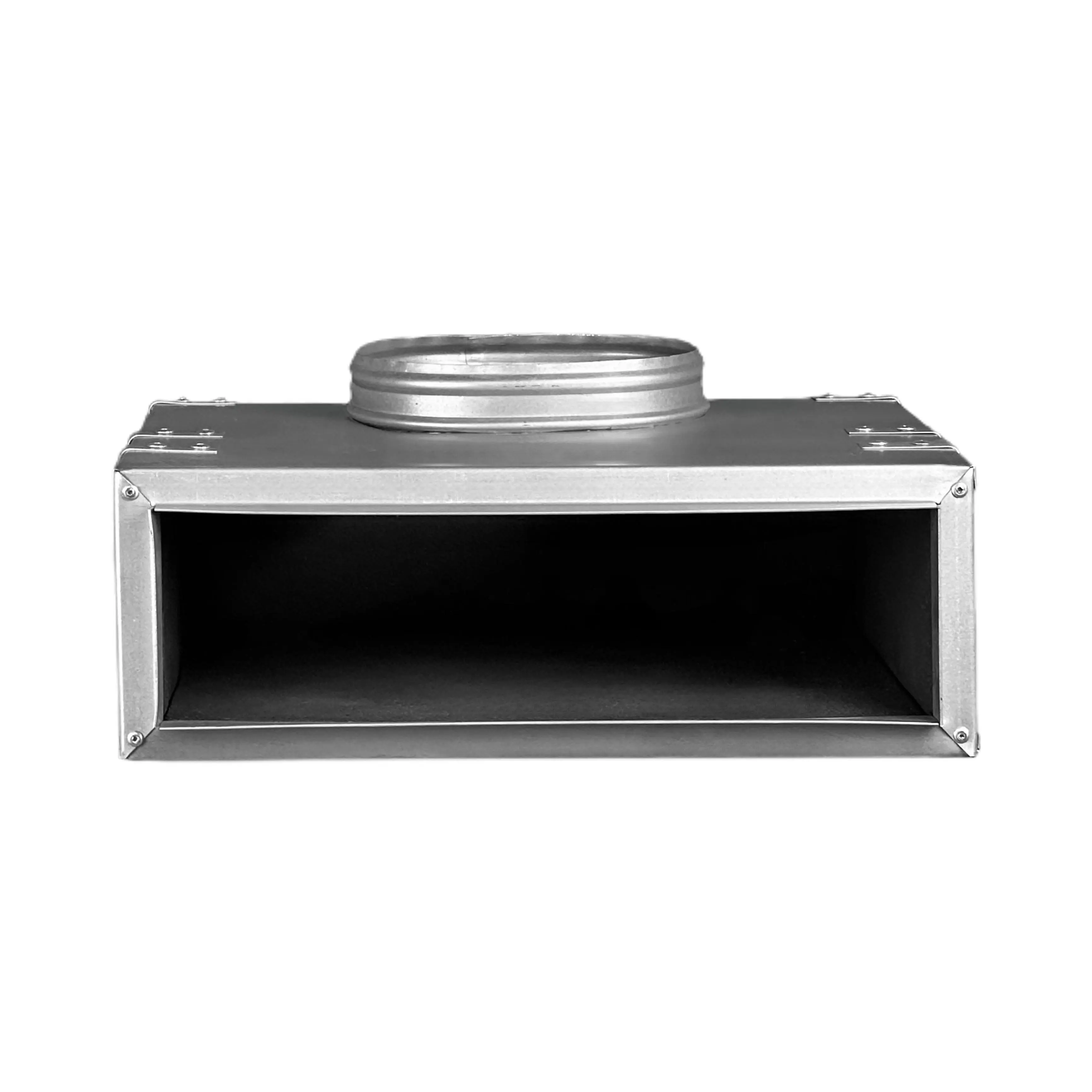BUILDMART - 12" Plenum Box for [12" Linear Slot Diffuser - 2 Slot - Double Slot] Premium Insulated Plenum Box for Heating and Cooling
