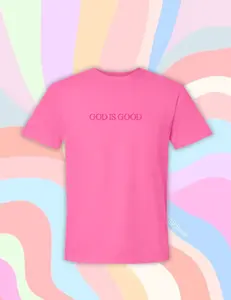 God Is Good Embroidered Comfort Colors Tee
