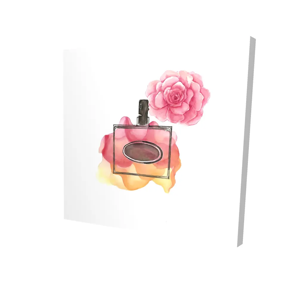 Begin Home Decor 2080-2424-FA39 24x24 in. Sweet Fragrance Romantic Floral Canvas Artwork - Bedroom Nature Decoration, Home Decor Posters & Prints