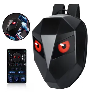 LED Backpack, Programmable Screen Waterproof Backpack, Motorcycle Backpack, Travel Laptop Backpack, Black, Party Gift