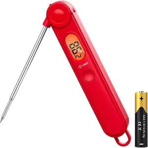 TP03B Digital Meat Thermometer for Cooking,  Read Thermometer with Backlight, Kitchen  Thermometer for Grill  BBQ Oil Deep Fry Candy Bread Coffee (Previously )