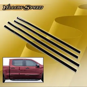 Body Side Molding Trim, Perfect Fit for 14-18 Chevy Silverado & 14-18 GMC Sierra 1500 Crew Cab, Car Interior Stowing & Tidying Accessory