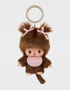 MONCHHICHI Bebichhichi Girl Keychain, Multi-Colored