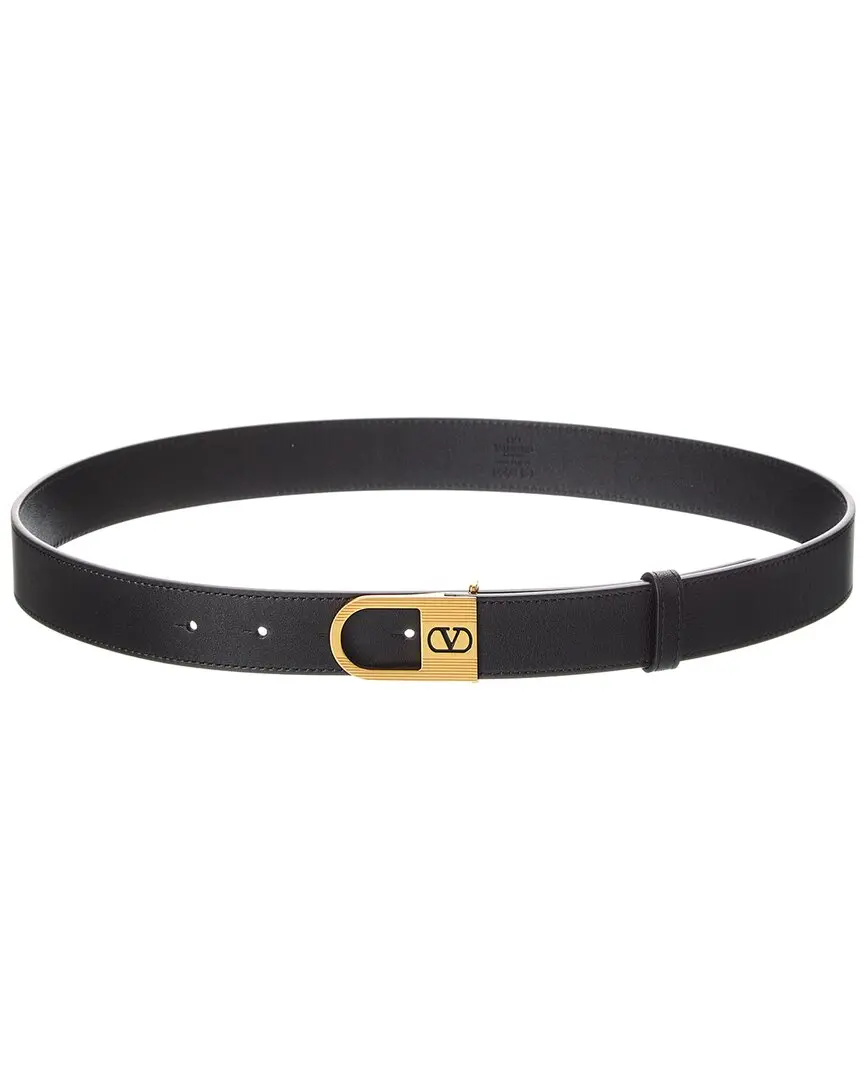 Valentino VLogo Signature Leather Belt