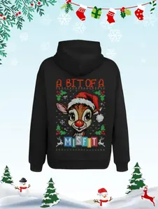 A BIT OF A MISFIT  Tshirt, Hoodie, Sweatshirt, Gift For Her,Him , Women, Vacation Style, Vintage Graphic Tees, Unisex Style, christmas Movie, Merry Christmas, Christmas gift