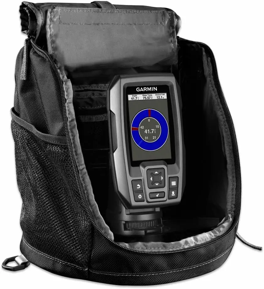 Garmin STRIKER 4 Fish Finder with Portable Kit - GPS Sonar, Easy-to-Use Fishing Depth Locator - 010-01550-10