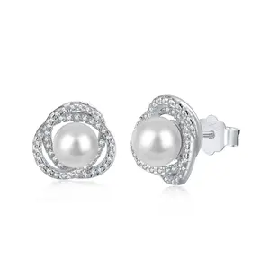 Pearl Swirl Studs