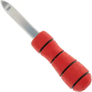 Shucking  - Oyster Shucking  with 2.5" Stainless Steel Curved Tip  with Non-Slip Grip Handle