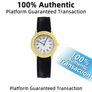 Cartier 21st Century Collection  Quartz movement  26 mm  White dial  Gold-plated silver with aftermarket diamonds  Ladies’ watch WHT023185