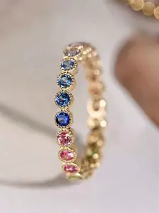 1 PC Elegant Cubic Zirconia Ring For Women Fashion Engagement Rings For Wedding Engagement Anniversary Party Band Jewelry Valentine's Day Gift Artificial Zircon Ring Synthetic Zircon Rings