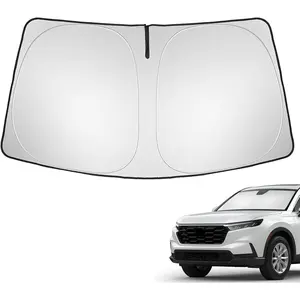 Windshield Sun Shade for Honda CRV 2026 2025 2024 2023 Hybrid (Include HEV) Accessories Foldable Car Sun Shade Windshield Blocks UV Rays Sun Visor Protector