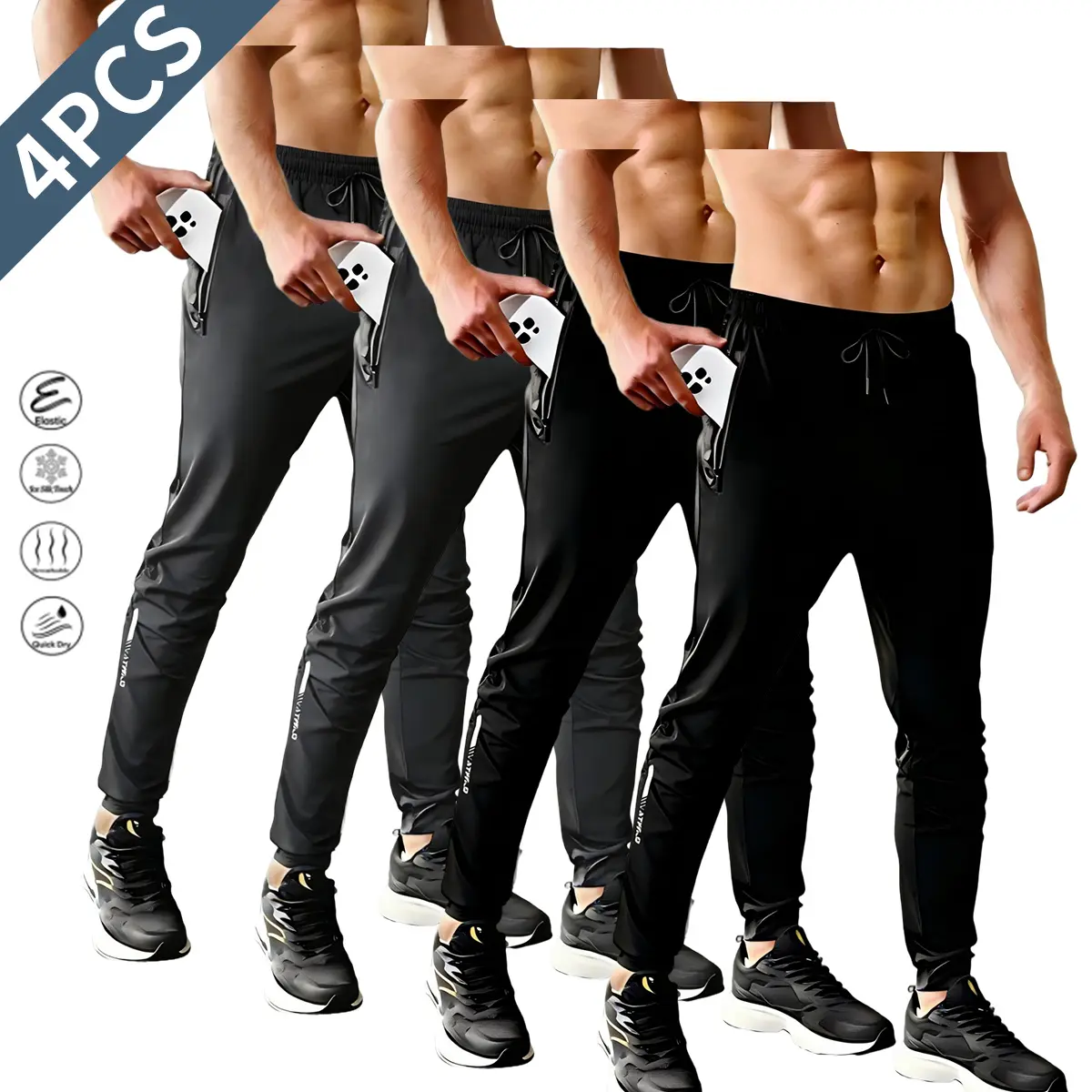 Black + Black + Gray + Gray