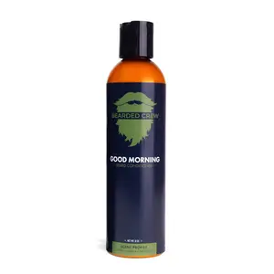 Good Morning Beard Conditioner - Moisturizing & Scented with Coffee Blend, Aloe Vera, Coconut Oil, & Vitamin E for Healthy Beard Care - Bearded Crew
