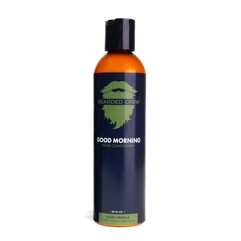 Good Morning Beard Conditioner - Moisturizing & Scented with Coffee Blend, Aloe Vera, Coconut Oil, & Vitamin E for Healthy Beard Care - Bearded Crew