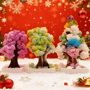 Only 24 hours!! Three-piece set! A magic tree that can grow leaves by itself, a crystal Christmas tree, a surprising Christmas gift, a small scientific magic experiment