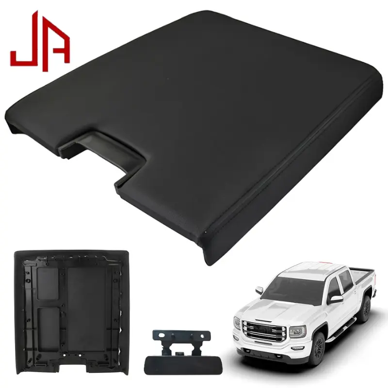 924-810 20864154 Center Console Lid for 2007-2013 Chevy Silverado & GMC Sierra, with Ultra HD Wireless CarPlay Stereo, High-Resolution Thermal Camera, Chrome Housing Halogen Taillight Set, Car Media Player, DVR Screen