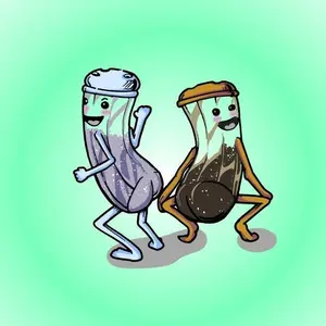 "Shake It" Inky Inky Glow in the Dark Temporary Tattoo