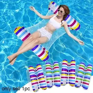 Inflatable Pool Float Chair for Adults, Foldable Dual-Use Backrest, Summer Party Water Lounge Sofa, Pool Float Lounger, Perfect for Beach and Lake Fun,Suitable for summer parties