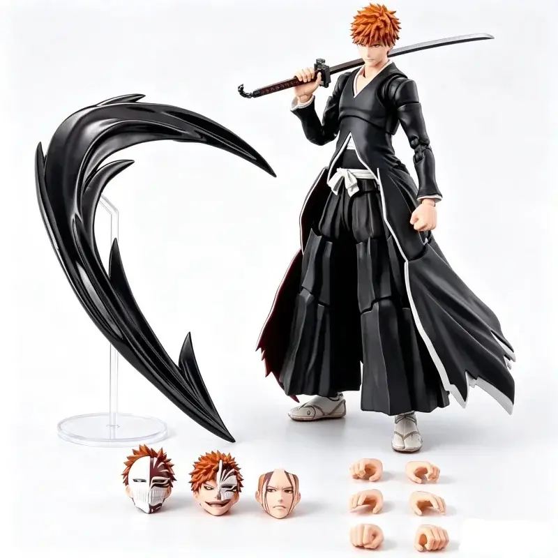 16CM PVC BLEACH Kurosaki Ichigo Peripherals Action Figures Toy Model Desktop Decoration Birthday Gift