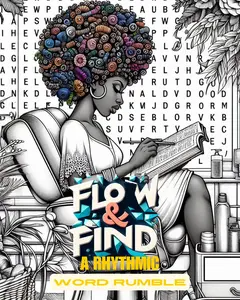 Flow & Find : Word Search Puzzle Book - A Rhythmic Word Rumble with Unique Design and Engaging Puzzles Cultural Events Public Transportation