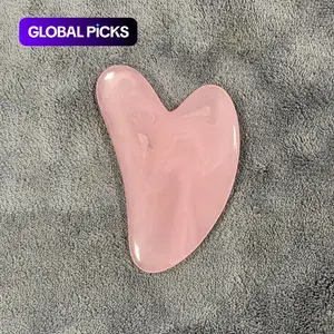 1/2/4pcs Heart-Shaped Gua Sha Scraping Board, Face Scraping Board, Manual Massage Tool for Acupuncture and Spa Treatments # GLOBAL PICKS