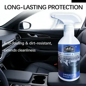 Car Interior Leather Cleaner Plastic Refresher Multi-Surface Auto Cleaning Spray