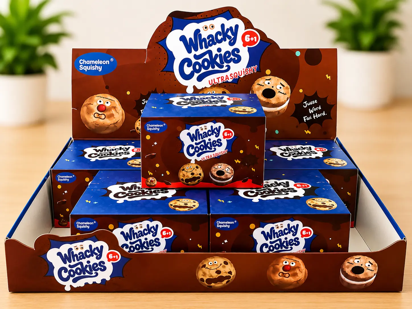 Whacky Cookies Mystery Box Squishy | Slow Rising Cookie Squishy | Blind Box Fidget Toy | Kawaii Stress Relief | Collectible Cookie Toy