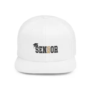 Graduating Senior 2025, Custom 2025 Senior Flat Bill Snapback Hat