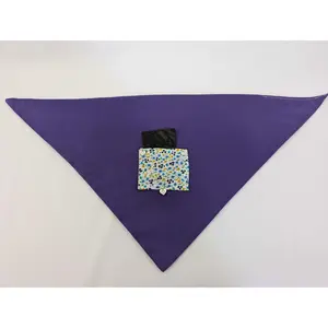 Dog Bandanas M/L - Classic Plain Purple