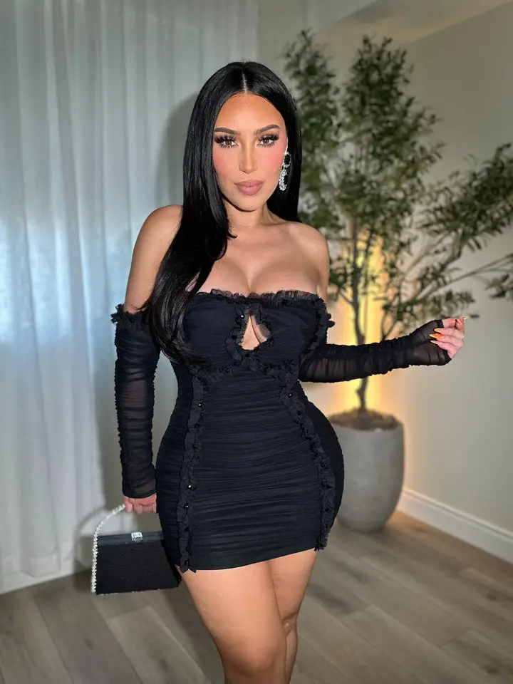 Amour Black Micro Dress - TikTok Shop