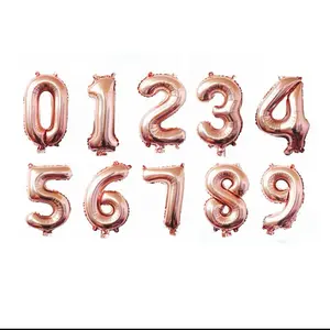 40 Inch Number Foil Balloon Shimmering Golden Number Party Balloon Durable Birthday Party Decor Festive Party Supplies 1 Set