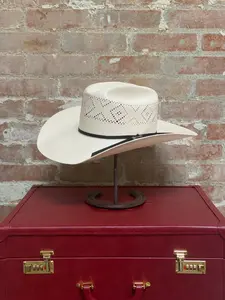 Stetson Saddleman 20X Straw Cowboy Hat - WR Profile
