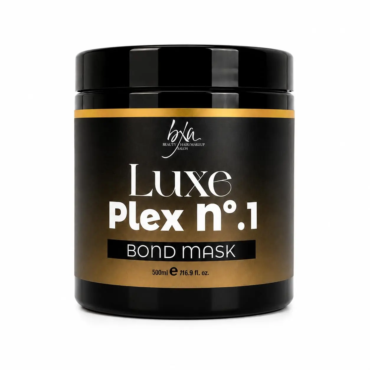 BXA Professional Luxe Plex No. 1 Bond Hair Mask, 16.9 Fl Oz (500 mL), Moisturizing Hair Mask for Dry Hair, Smooth Looking Finish, Professional Hair Care