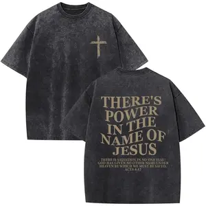 100% Cotton Jesus Loves You Shirt for Men Oversized Christian Tshirts Unisex Casual Jesus Cross Graphic Tee Vintage Acid Wash Tops gym clothing,summervibes Soft Fabric Classic Fashion