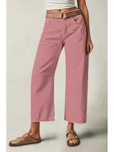 2026 Women's Spring/Summer New Fashion European and American New Women's Casual Slim Fit Versatile Straight Leg Jeans