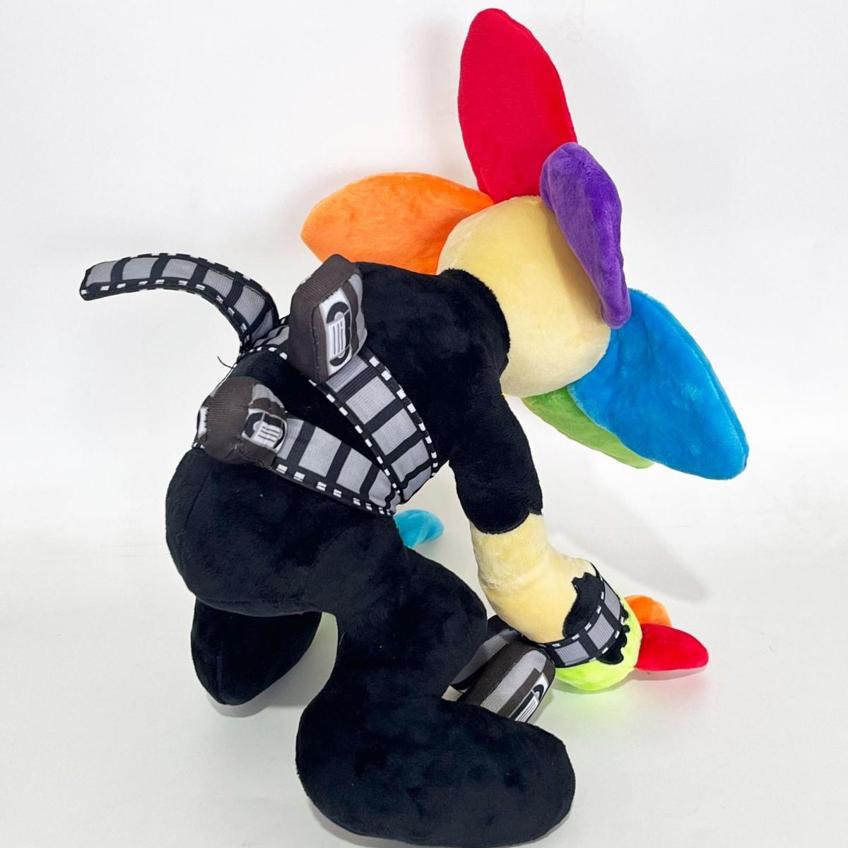 Twisted Dandy Plush - 14" Rainbow Flower Horror Plushie from Dandy's World Roblox Game, Scary Cute Stuffed Toy, Perfect Halloween & Collector's Item,cute girly gifts,weighted stuffed animal