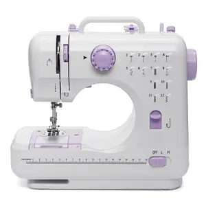 Portable Electric Sewing Machine，40 Piece Handheld Machines Kit，12 Stitch Patterns Mini Sewing Machine for Beginners Kids,Household Multifunctional Crafting Mending Machine