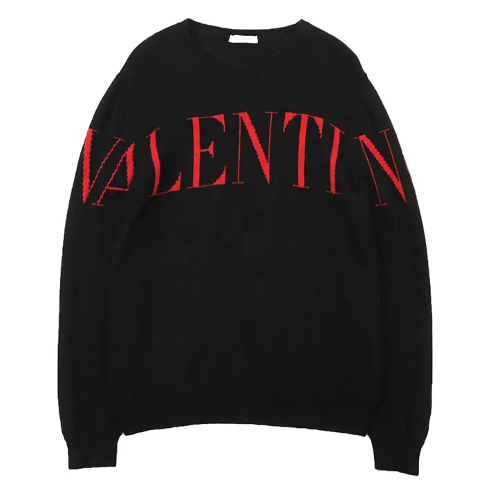 Pre-owned Valentino Cashmere Small Leather Goods Knit Top