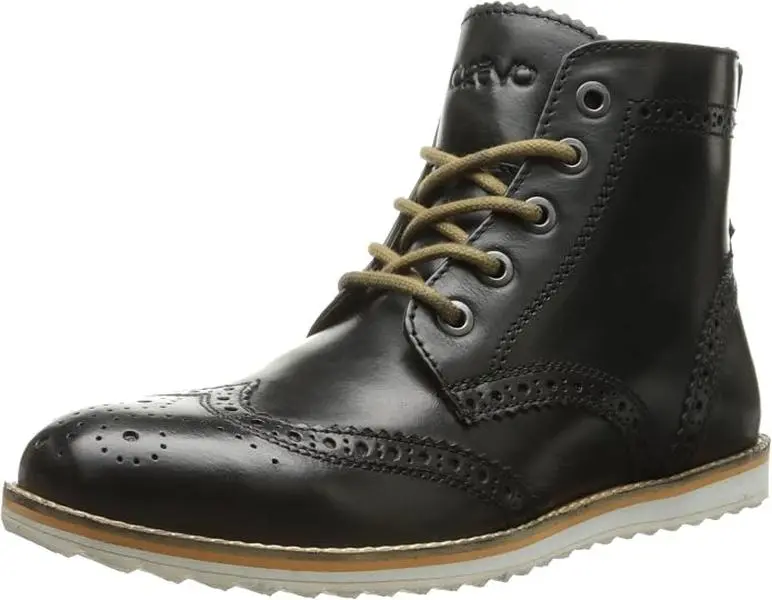 Crevo Boardwalk Men's Brogue Wingtip Boots