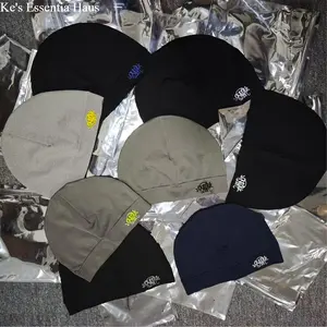 Unisex Embroidered Fashion Beanie Hat Breathable Elastic Casual Sports Cap Punk Hip Hop Street Style