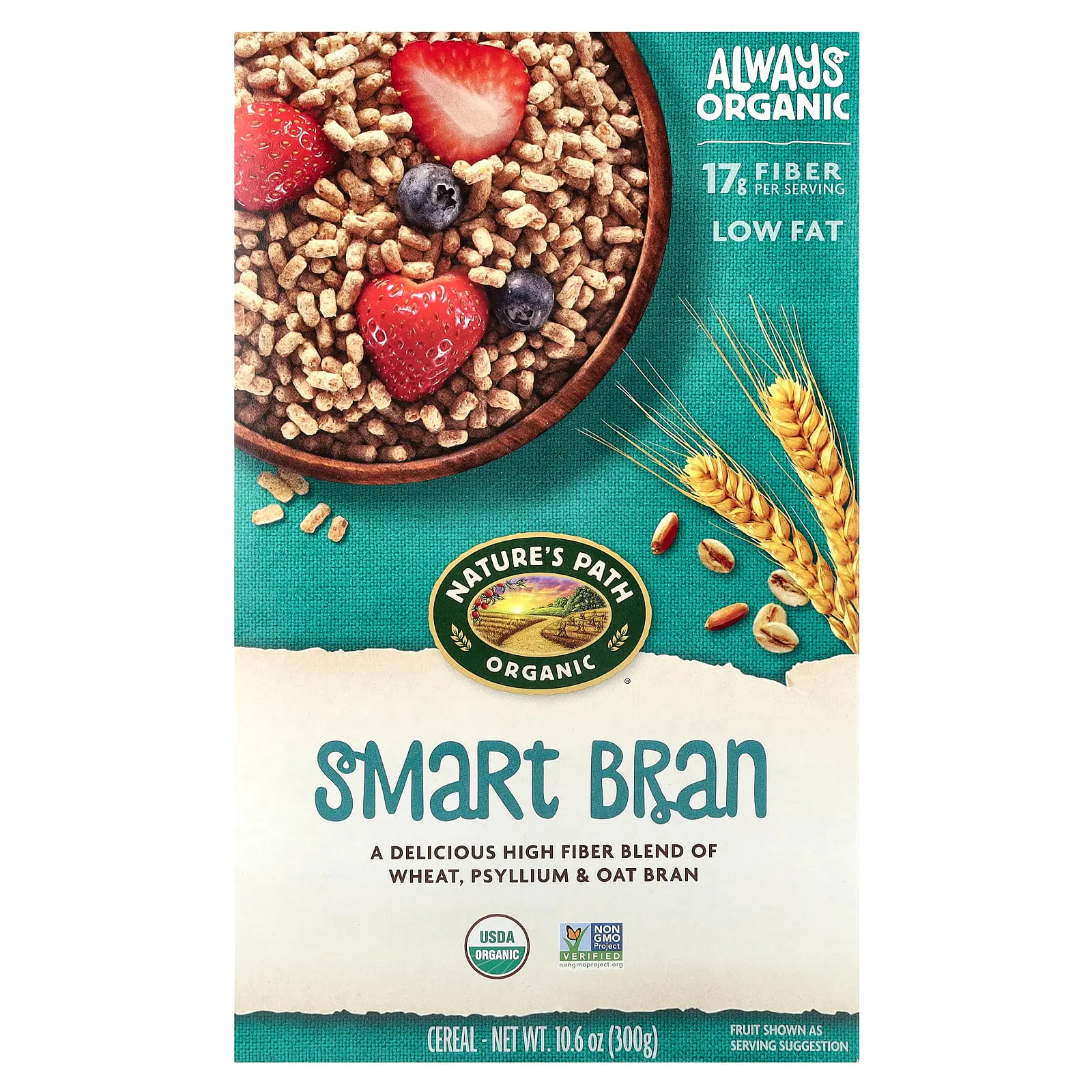 Nature's Path Organic Smart Bran Cereal, 10.6 oz (300 g) Nature's Path Organic Smart Bran Cereal, 10.6 oz (300 g)