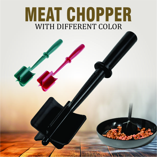Premium Meat Chopper Kitchen Tool | Non-Stick Ground Beef Masher & Hamburger Mixer Premium Meat Chopper Kitchen Tool | Non-Stick Ground Beef Masher & Hamburger Mixer