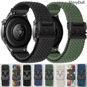 Braided Nylon Watch Band for Huawei Watch GT6/GT5/GT4/GT3 Pro 46mm - Parachute Buckle Strap