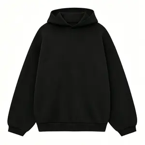 Fleece Hoodie FW24 Black Soft and Cozy Pullover Hoodie for Everyday Wear Perfect Christmas Gifts for Men Women