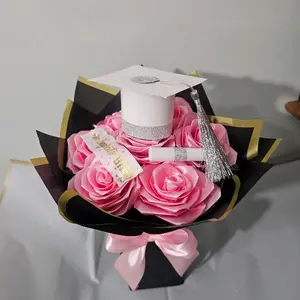 Congrats Graduated Gift. handmade Eternal Roses.