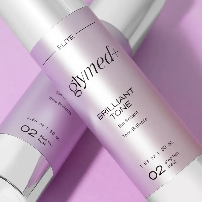 GlyMed Plus Brilliant Tone Serum - Skincare Essence with Bearberry, Licorice Root Extract, Formaldehyde-Free, for Radiance, Brighten Skin Tone, Dark Spot Correction, Dark Spot Remover, Radiant Glow, 1 Fl Oz, Hyperpigmented, Serum Form
